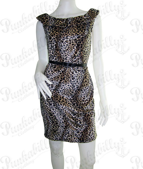 Leopard rockabilly Dress