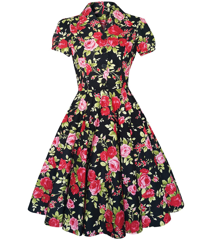 1950s Style Tea Party Dress