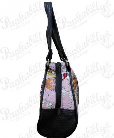 Pink "Skulls Party" Mini Bowling Bag