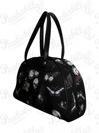 Rockabilly Butterfly Skulls Bowling bag