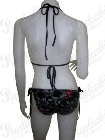 Punk Bikini with Mixed Skulls