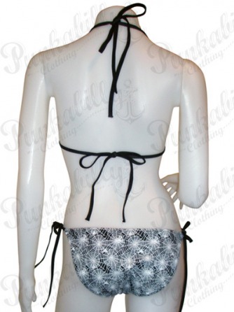 Spider Web Punk Rockabilly Bikini