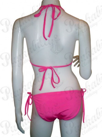 Skulls Pink Punk Bikini