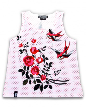 Birds N Roses Tank Top