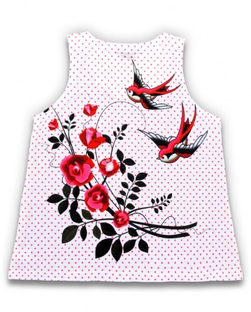 Birds N Roses Tank Top