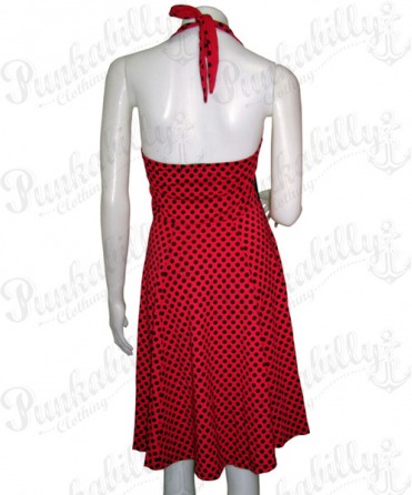 Polka dots rockabilly vintage dress