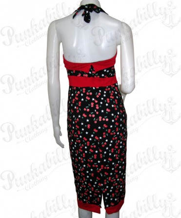 Pin Up Rockabilly Cherry Dress