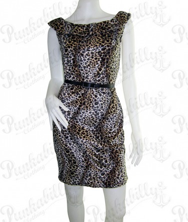 Leopard rockabilly Dress