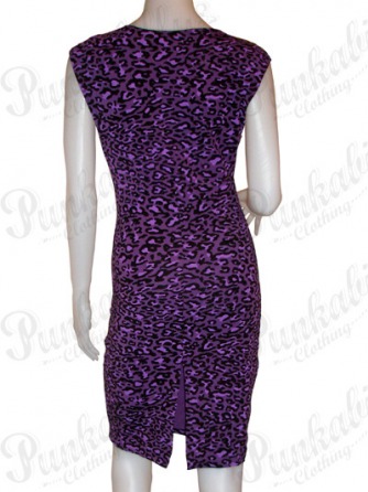 Rockabilly Leopard Vintage Sexy Wiggle Dress