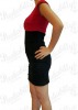 Black with Red Top Rockabilly Mini Dress