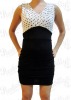 Black & White Polka Dots Rockabilly Dress