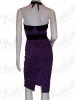 Purple Rockabilly Leopard Dress